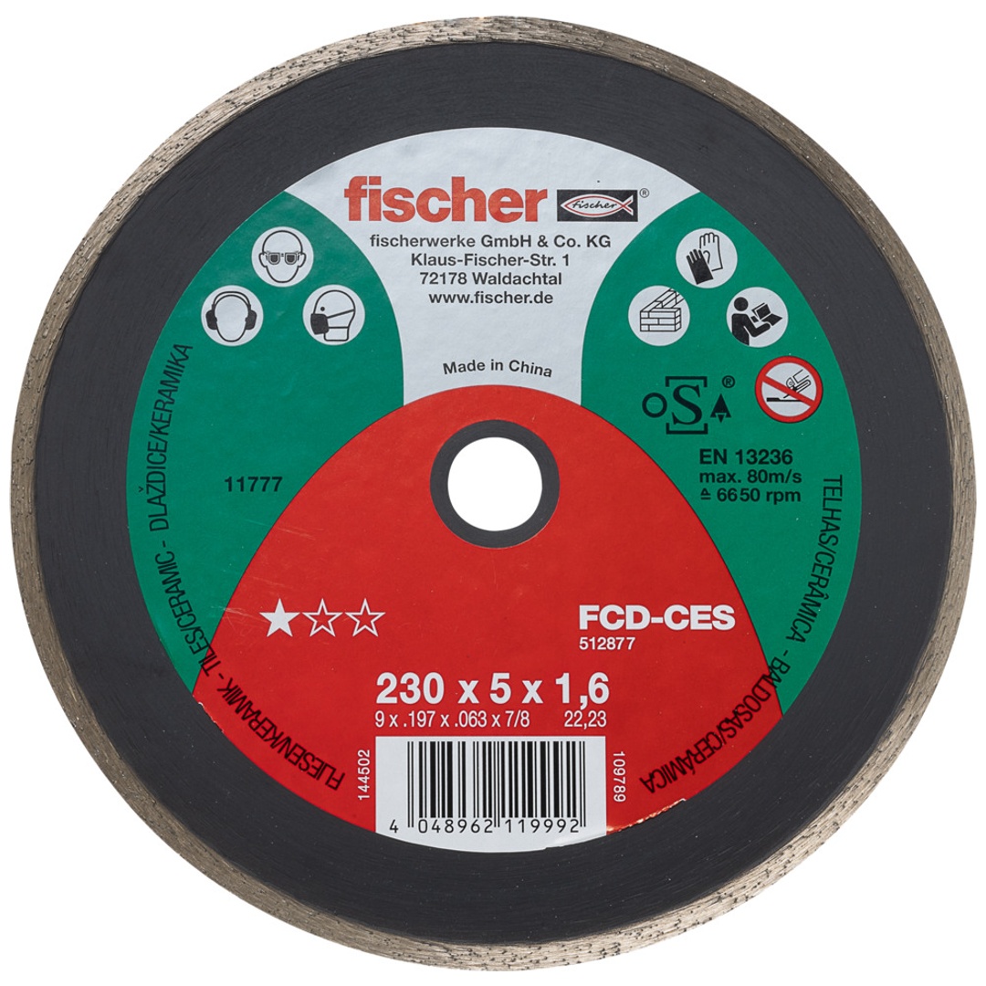 Fischer Diamanttrennscheibe CES 1,6/230