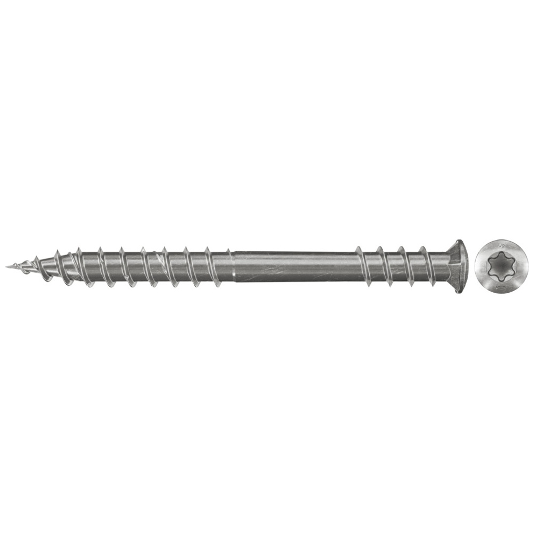 Fischer Terrassenschraube 5,5x60 SK TX TG A2 200