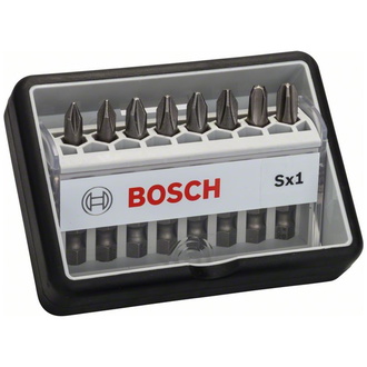 Bosch Schrauberbit-Set Robust Line Sx Extra-Hart, 8-tlg., 49mm, PH