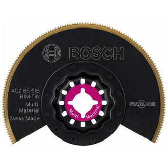 Bosch BIM-TiN Segmentsägeblatt ACZ 85 EIB, Multi Material, 85 mm, 1er-Pack