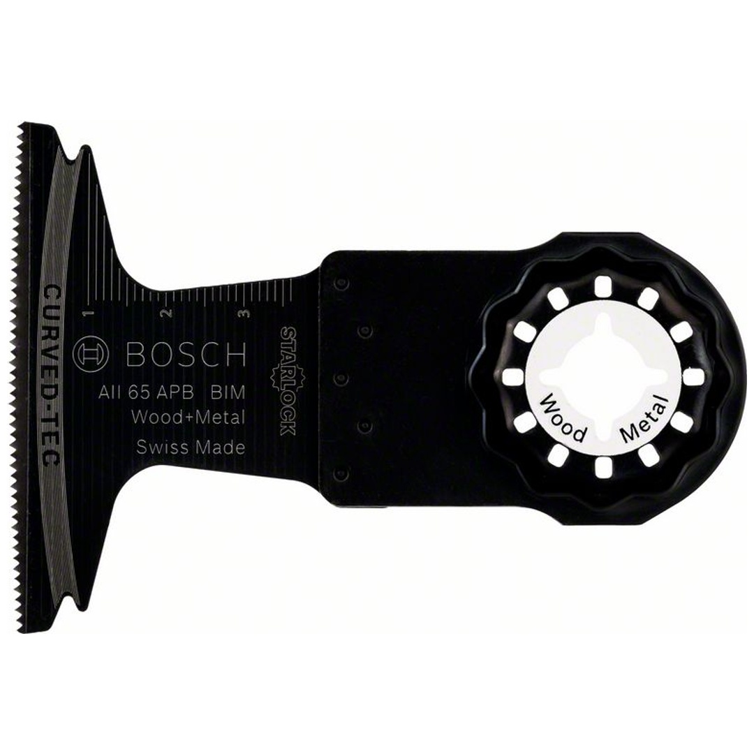 Bosch BIM Tauchsägeblatt AII 65 APB, Wood and Metal, 40 x 65 mm, 5er-Pack