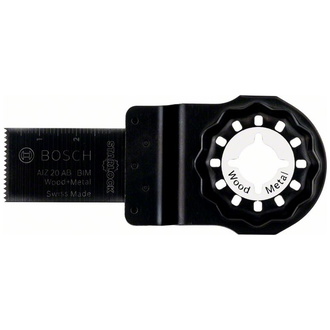 Bosch BIM Tauchsägeblatt AIZ 20 AB, Wood and Metal, 30 x 20 mm, 1er-Pack