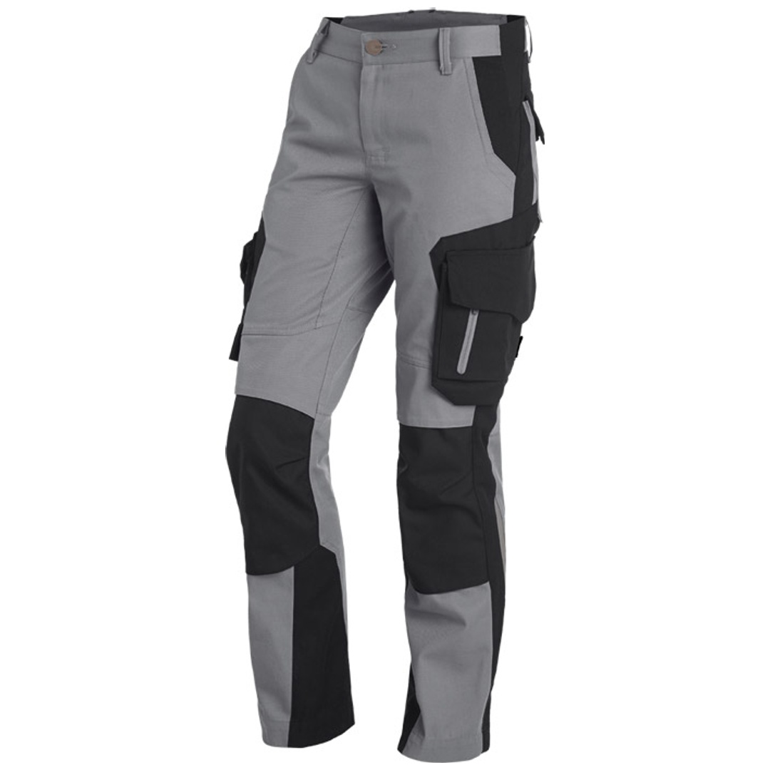 FHB Damen Bundhose Alma 125600 Gr. 38 grau/schwarz