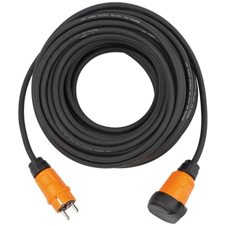 Brennenstuhl professionalLINE Verlängerungskabel VN 1100 IP44, 10 m Kabel H07RN-F 3G1,5 in schwarz, BGI 608