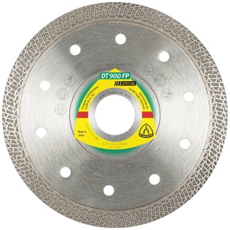 Klingspor DT 900 FP Diamanttrennscheiben, 115 x 1,4 x 22,23 mm 1,4 x 10 mm, profilierter Schneidrand