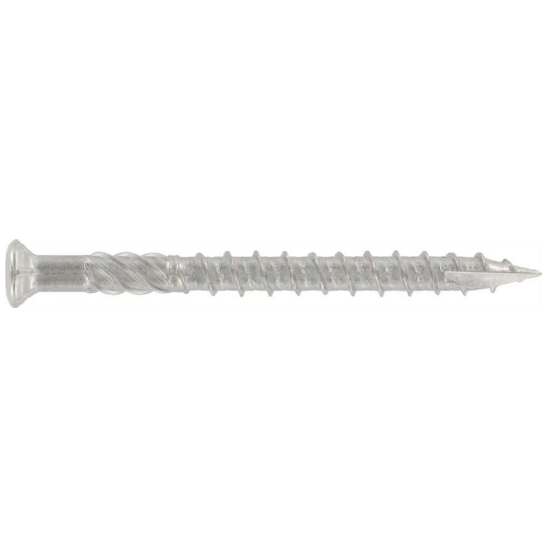 S+P Terrassenbauschrauben T-Drill 5 x 80, Linsensenkkopf/Zierkopf, Schneidkerbe, 1.4006 blank