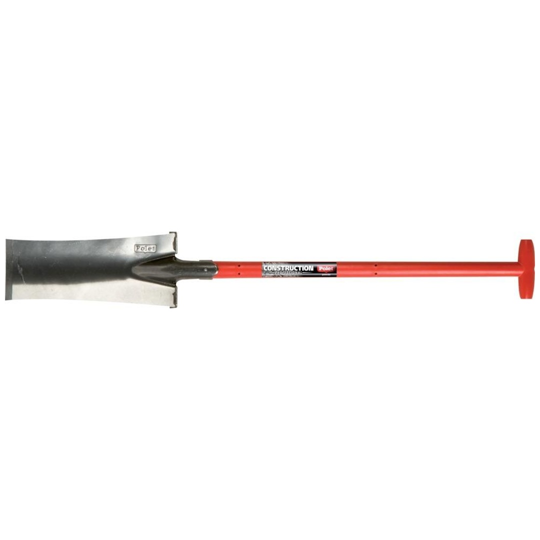 Drainierspaten Fiber 5001 T-Stiel, 380 x 140 mm