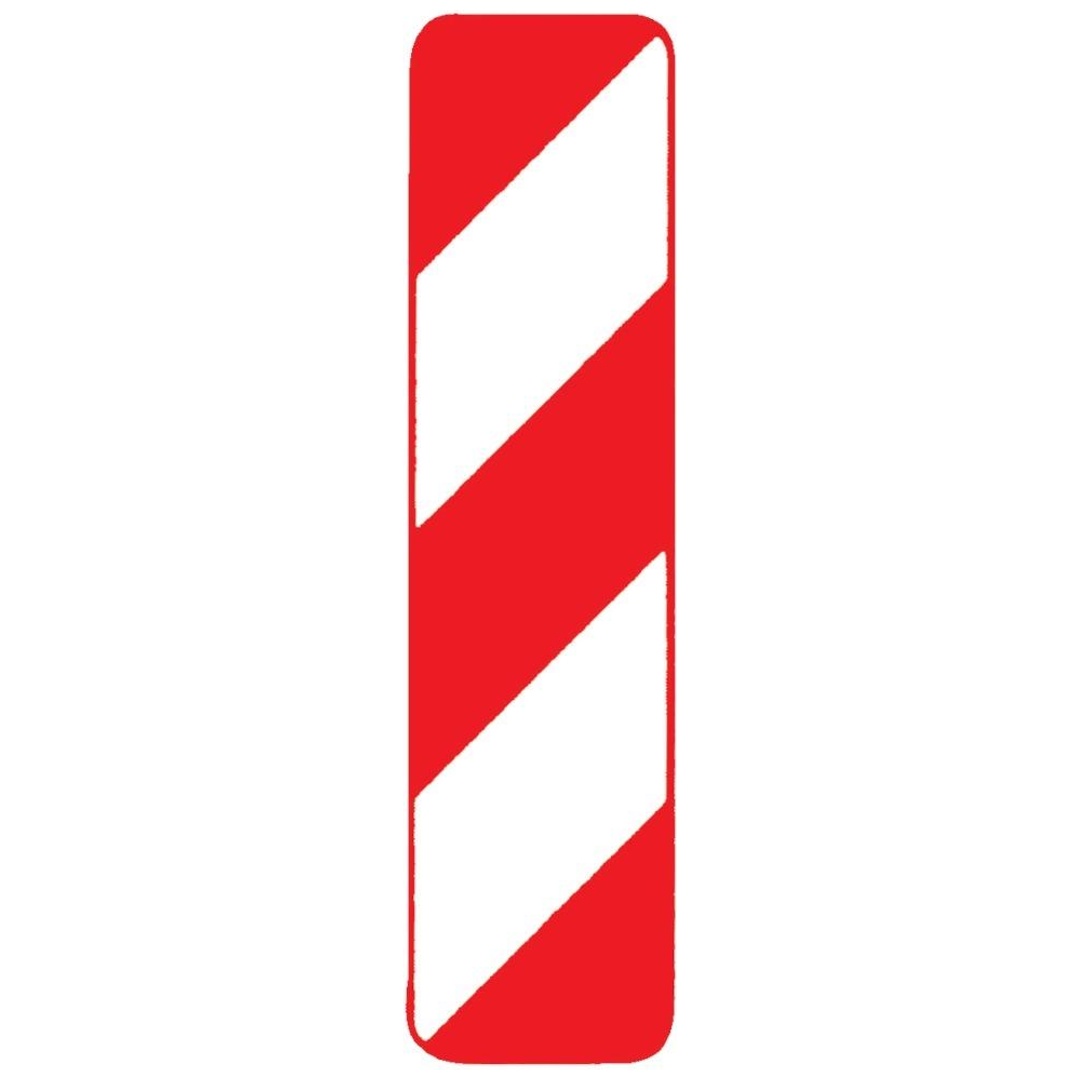Verkehrszeichen 605-10, 1000x250 mm, Leitbaken linksweisend, RAL-Gütezeichen Folie RA2