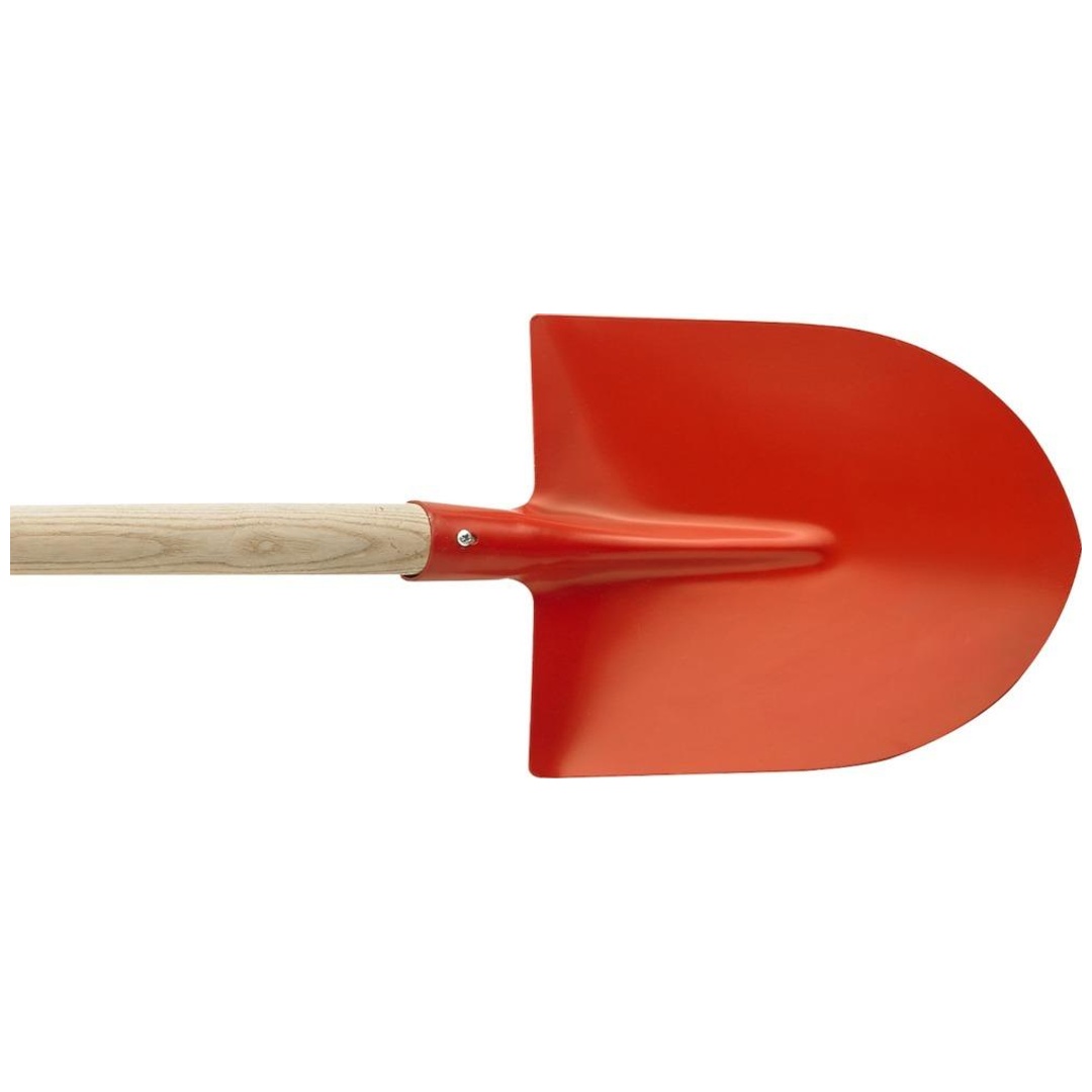 Löffert Frankfurter Schaufel rot Gr. 5 mit Stiel Import