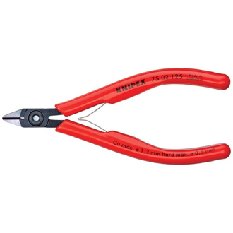 Knipex Elektronik-Seitenschneider brüniert 125 mm, 75 02 125-01