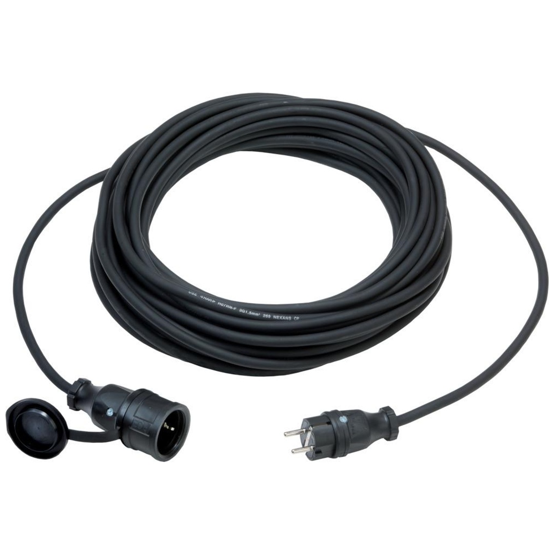 Althoff Schuko-Verlängerungskabel10m H07RN-F3G1,5 IP44 mit PCE Stecker+Kupplung