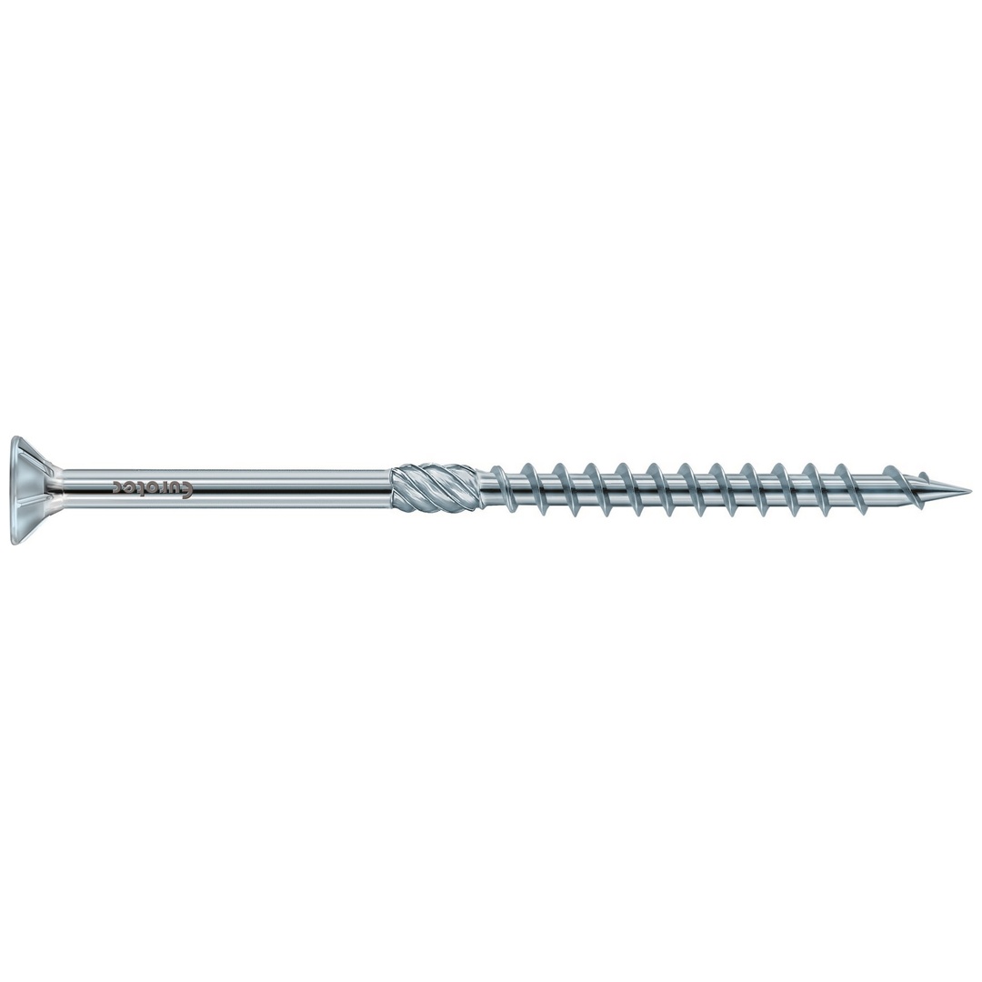 Eurotec Paneltwistec AG 8x80mm Senkkopf TX Stahl 1.5523 verzinkt blau