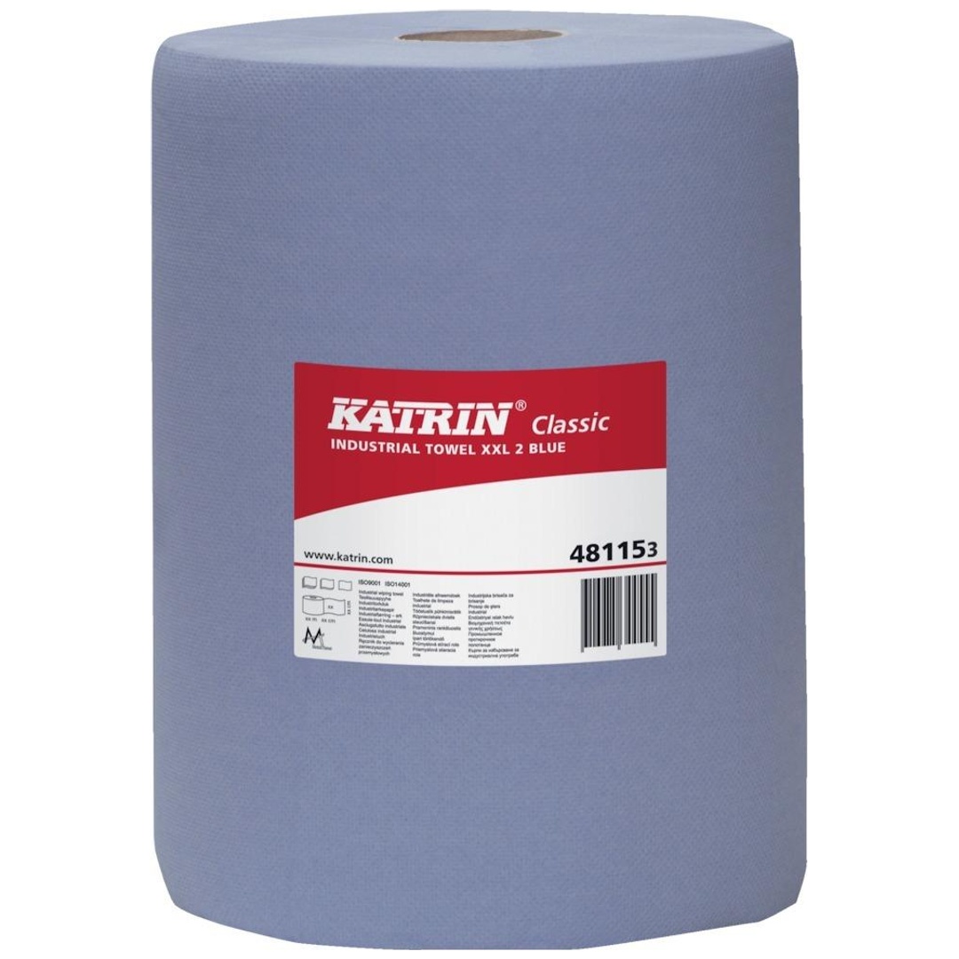 KATRIN® Putztuchrollen 2-lagig blau