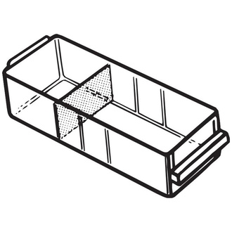 Raaco Ersatzschublade Typ150-0 B55xT153xH41 mm, transparent