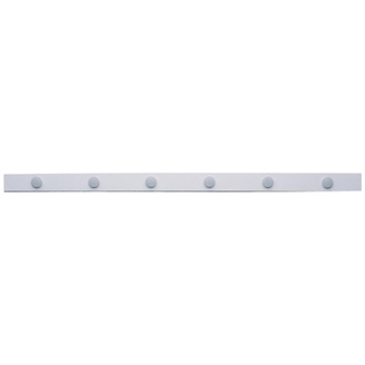 magnetoplan Magnetleiste Magnetowand mit 6 MagneteHolz selbstklebend B50xL1000mm weiß