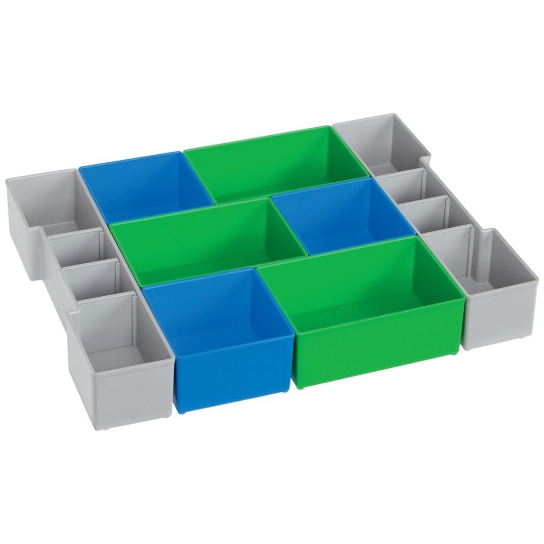 BS Systems L-BOXX Insetboxen-Set für L-BOXX 102 B405xT315xH63 mm, blau/grün/grau