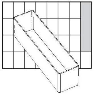 Raaco Facheinsatz A9-3, H47xB39xT163 mm