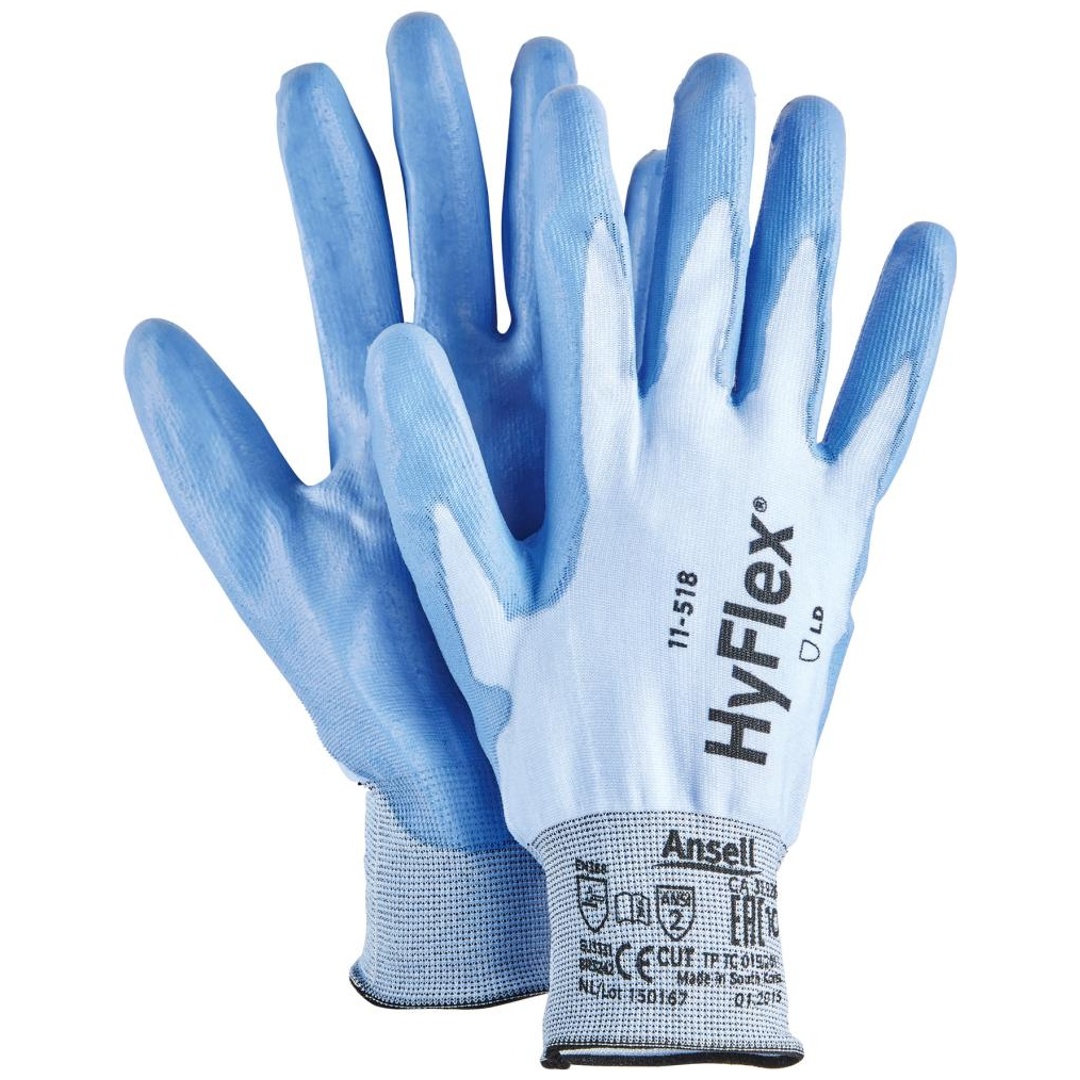 Ansell Montagehandschuh Hyflex 11-518, Gr. 6 blau