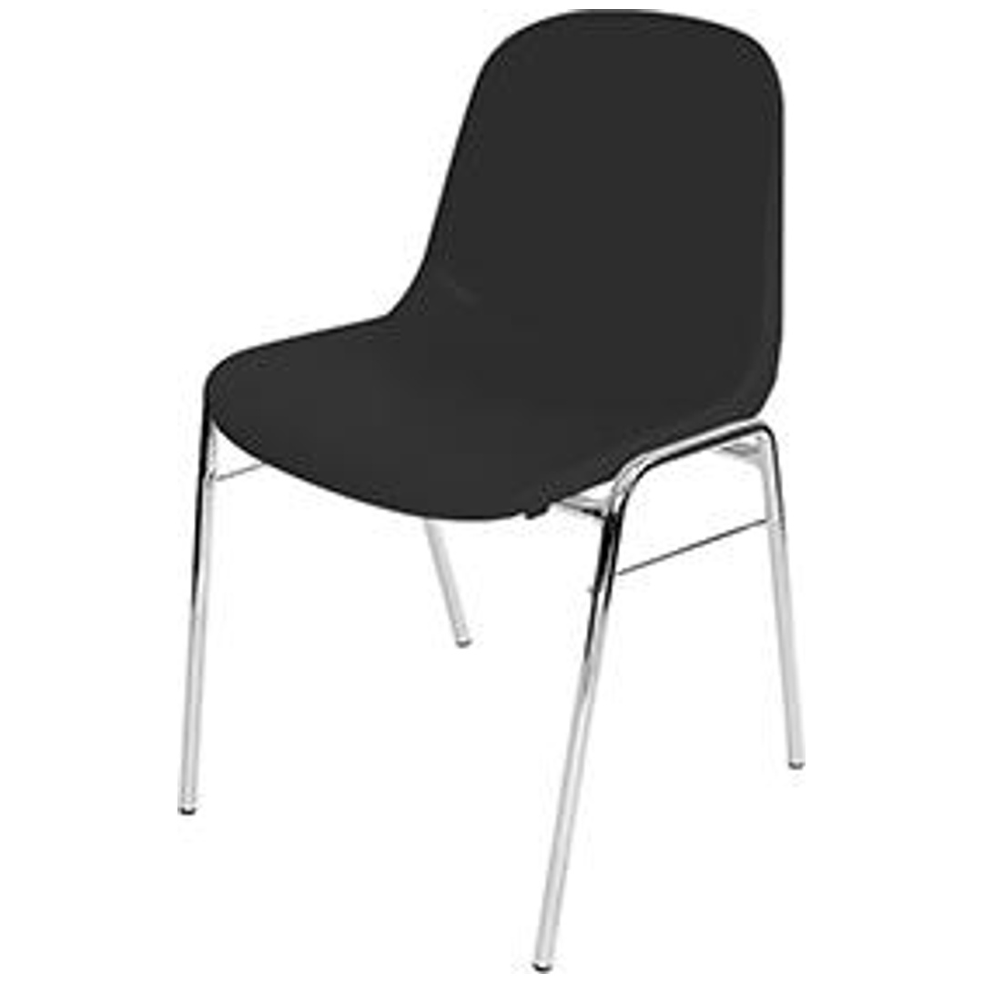 ELOS Schalenstuhl BETA chrom/schwarz