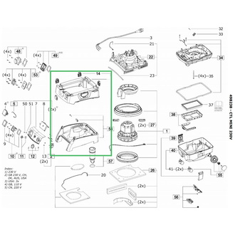 Festool Gehäuse CT MINI Facelift ET-BG