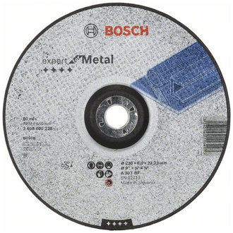 Bosch Schruppscheibe gekröpft Expert for Metal A 30 T BF, 230 mm, 22,23 mm, 6 mm