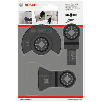 Bosch Fliesen-Basis-Set für Multifunktionswerkzeuge, 3-tlg.