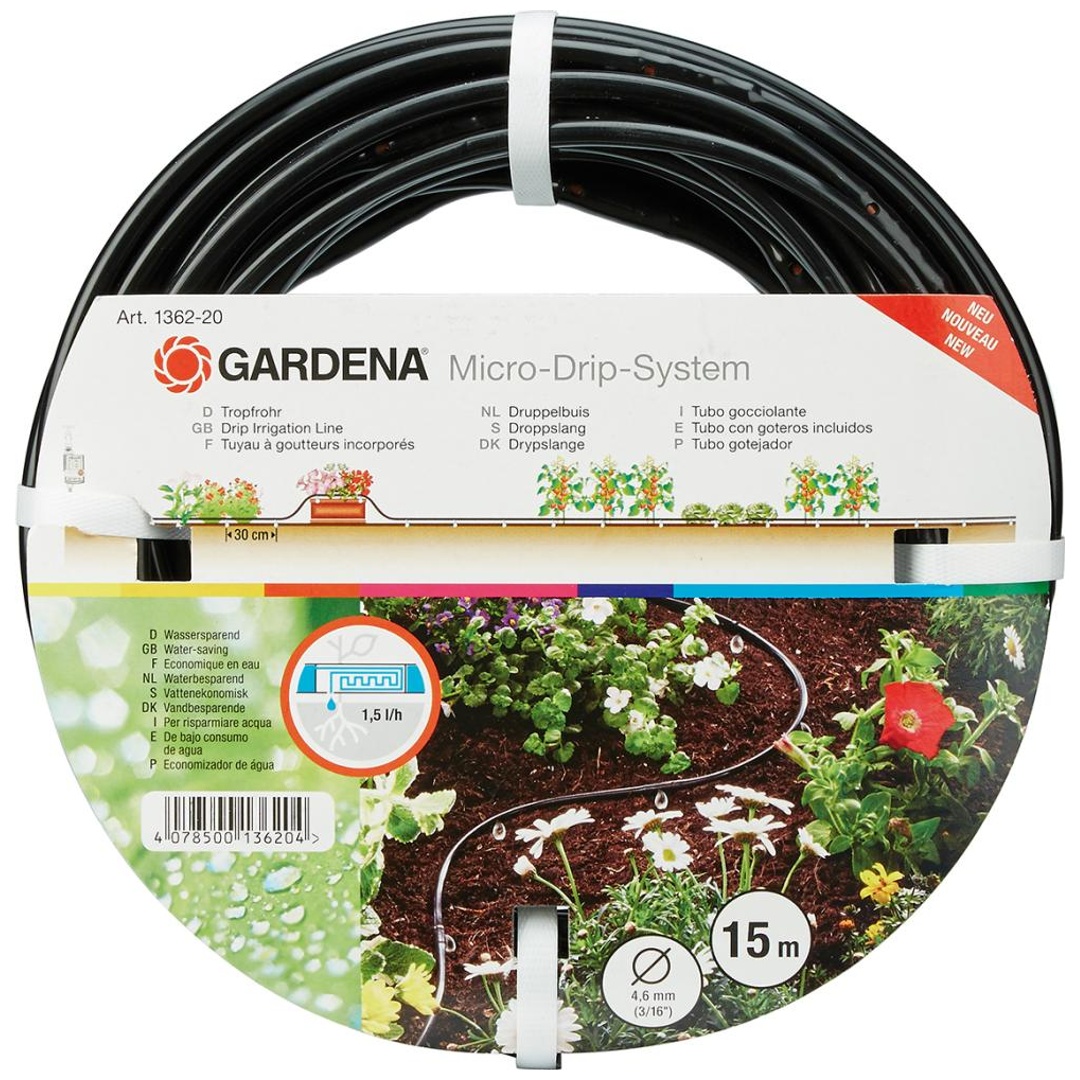 Gardena Tropfrohr oberirdisch 4,6 mm (3/16), 15 m 1362
