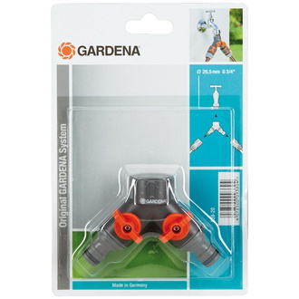 Gardena Zwei-Wege-Ventil für Wh.m.26,5 mm(G3/4)-Gew