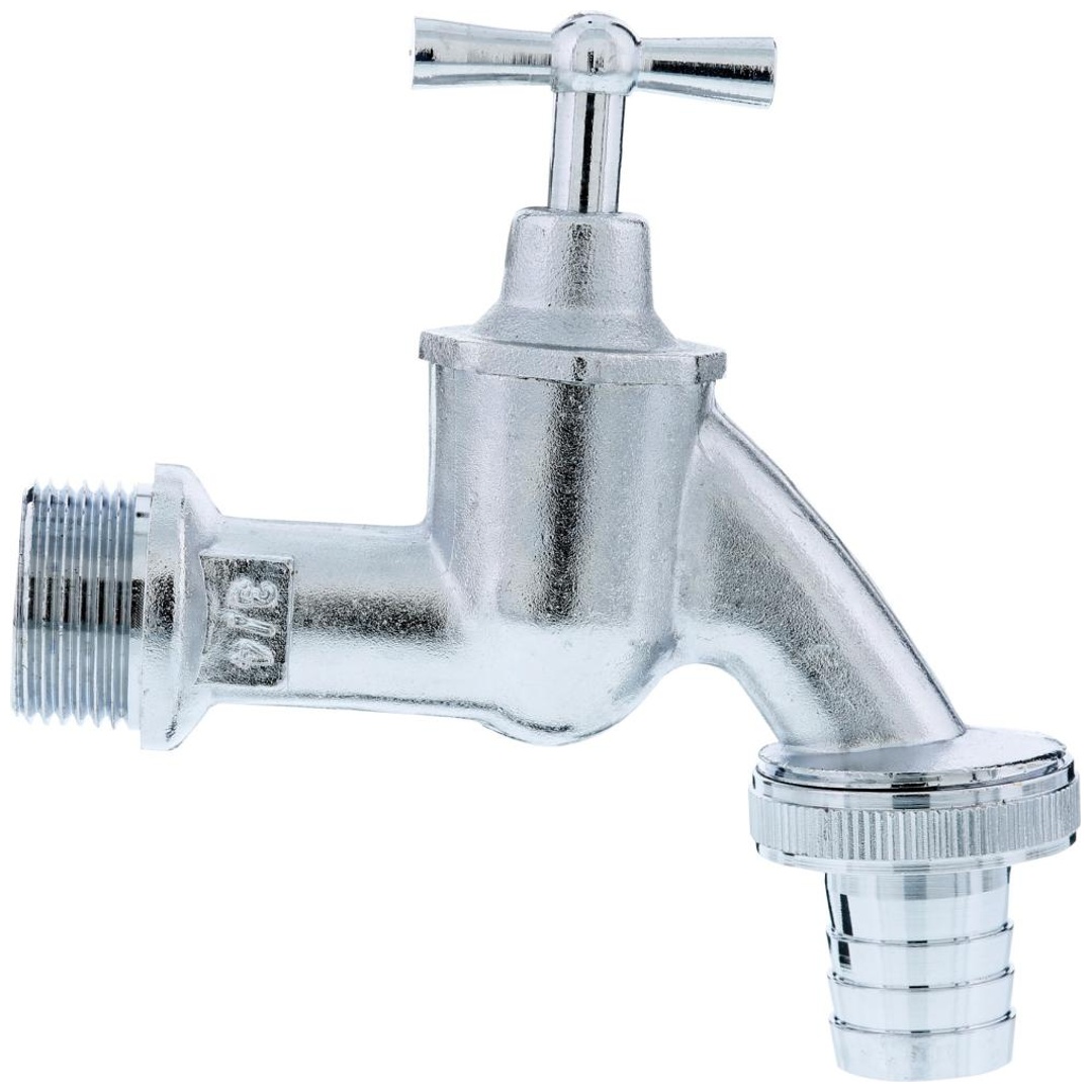 Gardena Wasserhahn mit Schlauchver. G 3/4 Gew., 1/2-Schlauch