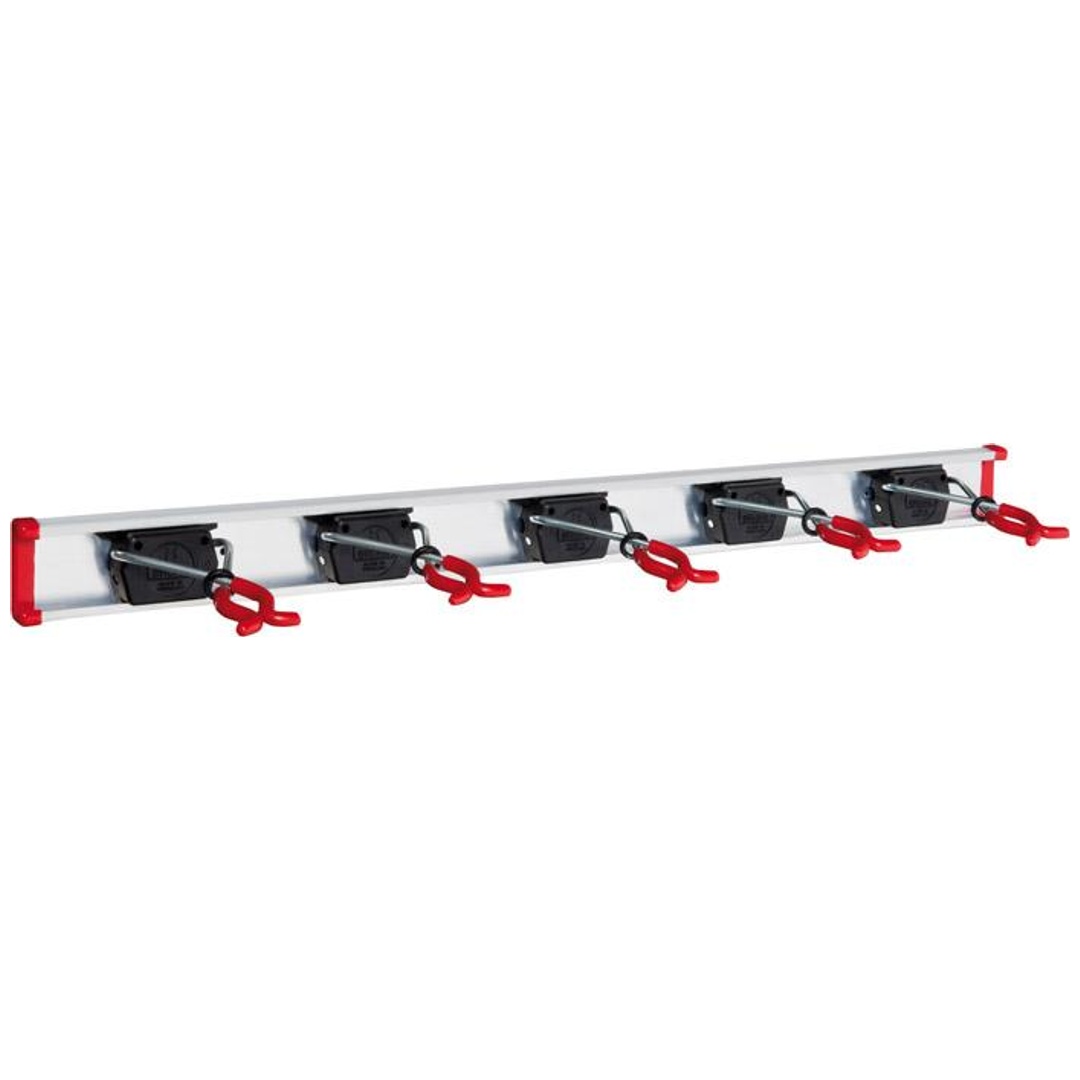 Bruns Gerätehalter Set SB 5.07 5 Halter + Schiene inkl. Schrauben + Dübel