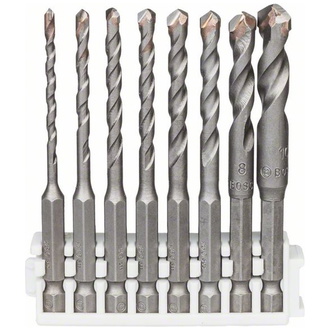 Bosch Fliesenbohrer-Set Hex-9 Ceramic, 8-tlg., 3 - 10 mm