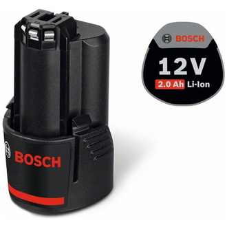 Bosch Akkupack GBA 12 Volt, 2.0 Ah, im Karton (für blaue Bosch-Serie)