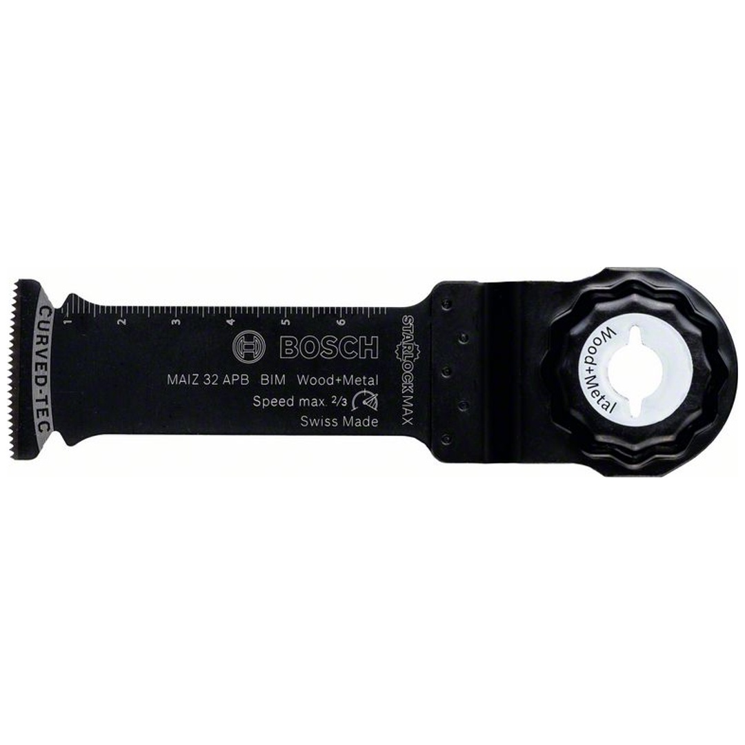 Bosch BIM Tauchsägeblatt MAIZ 32 APB, Wood and Metal, 80 x 32 mm, 1er-Pack