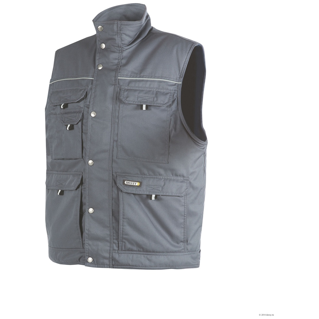 Dassy ärmellose Jacke Mons XS grau