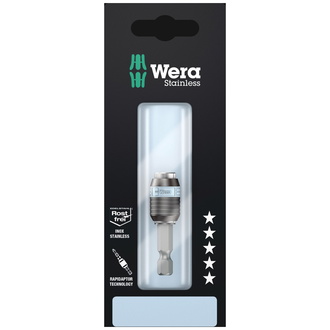 Wera 3888/4/1 K SB Rapidaptor Universalhalter, Edelstahl, 1/4" x 50 mm