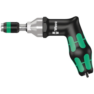 Wera Serie 7400 Kraftform Pistolengriff, einstellbare Drehmomentschraubendreher (3,0-8,8 Nm) mit Rapidaptor Schnellwechselfutter, 7443 x 4,0-8,8 Nm