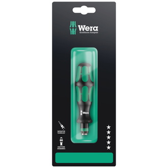 Wera 816 R SB Bits-Handhalter mit Rapidaptor Schnellwechselfutter, 1/4" x 119 mm