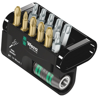 Wera Bit-Check 12 Wood 1, 12-tlg.