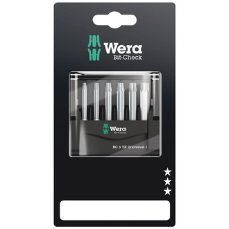 Wera Bit-Check 6 TX Universal 1 SB, 6-tlg.