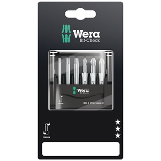 Wera Bit-Check 6 Universal 2 SB, 6-tlg.