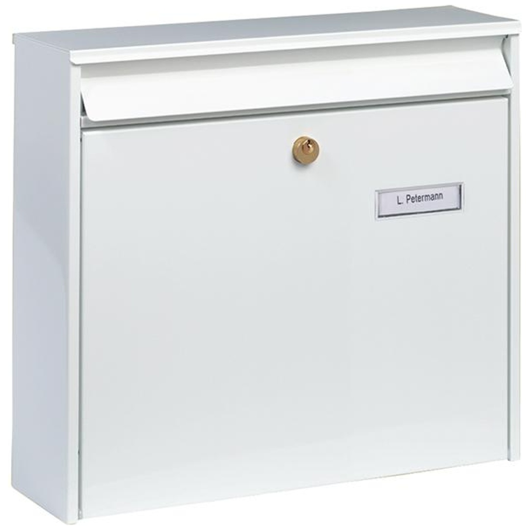 Burg Wächter POTSDAM 877W Briefkasten Stahlblech Weiß