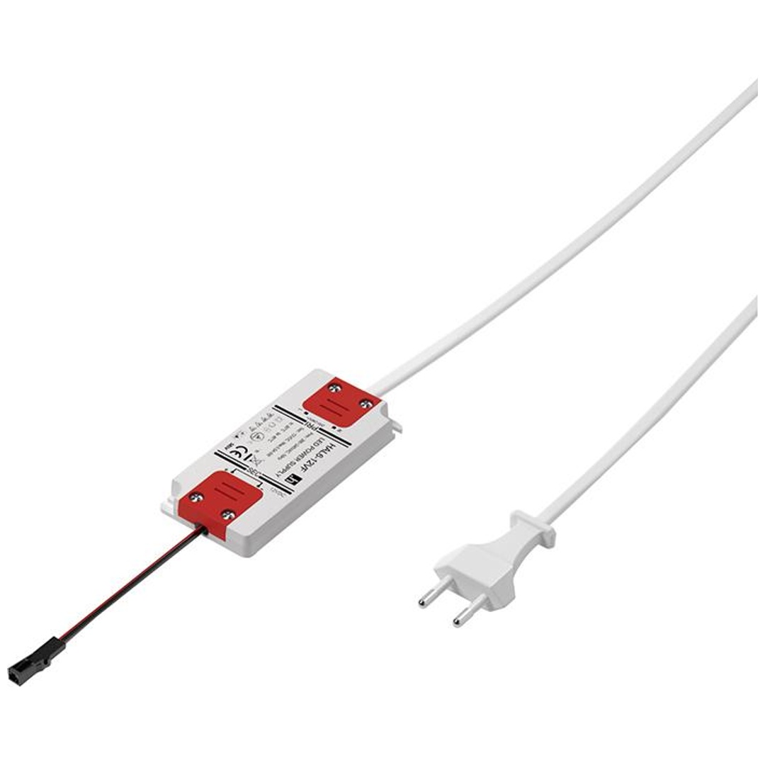 Halemeier LED EVG 12VDC, 0-6W 220VAC, 2m EFS, 0,2m 1xM1