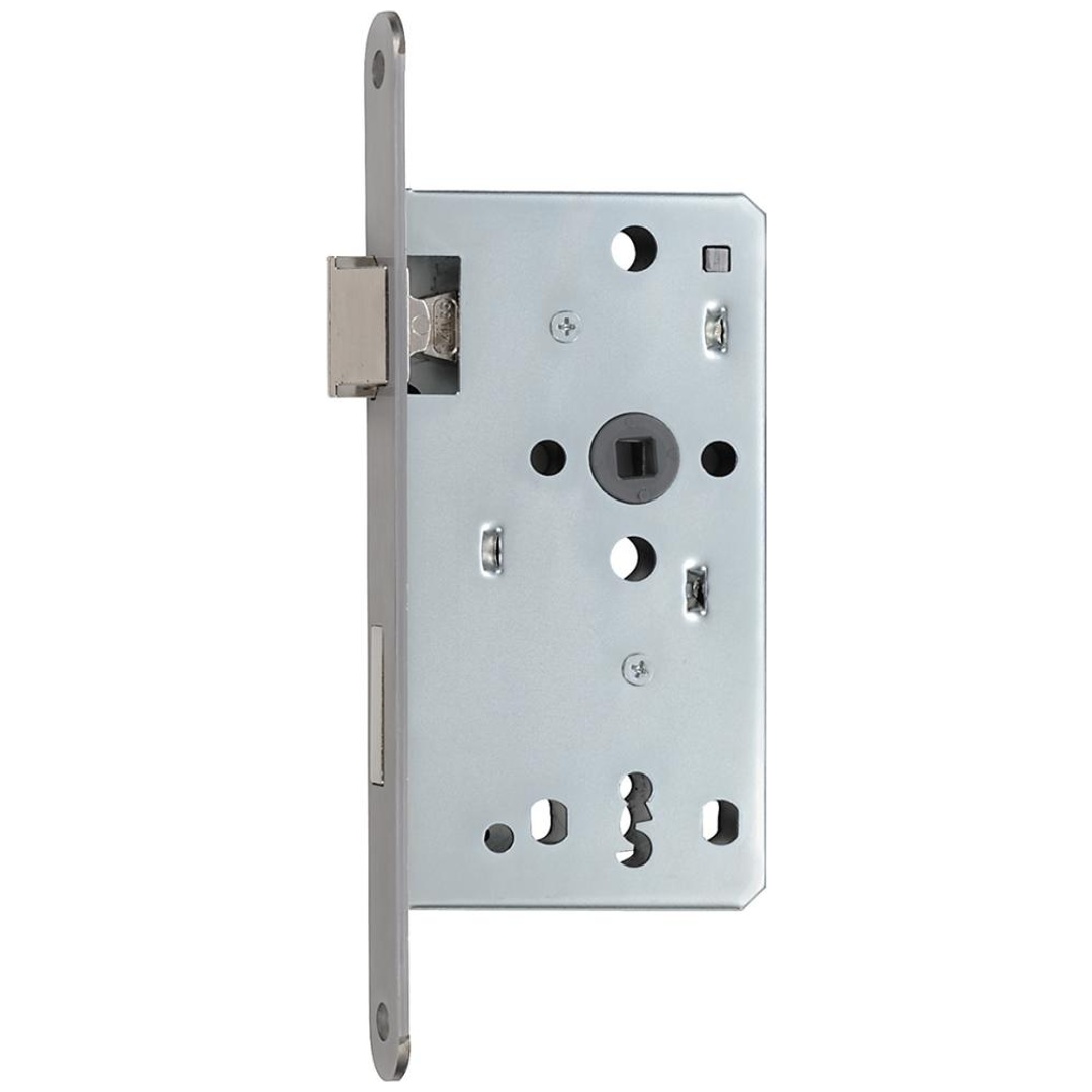 SSF Einsteckschloss, 20 mm, 235 mm, Zimmertür, DIN links, Türe gefälzt, rund