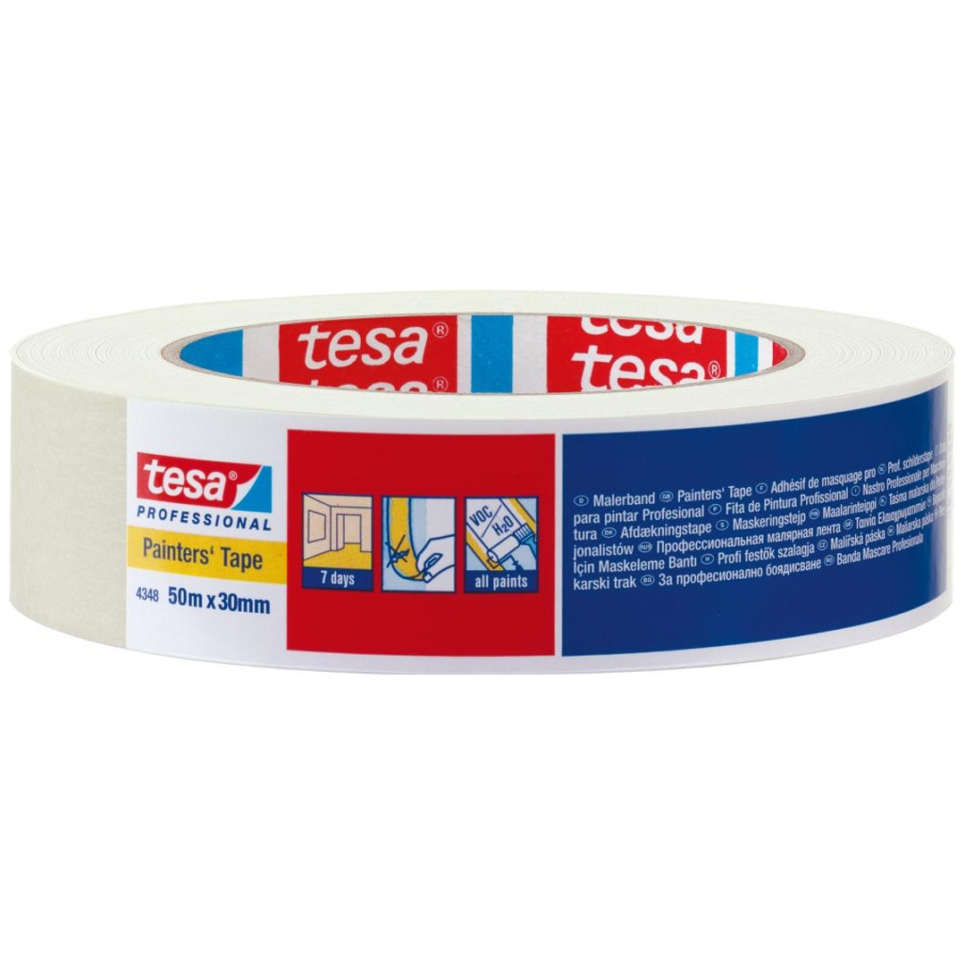 Tesa Klebeband hellbeigekrepp 4348 50mx30mm
