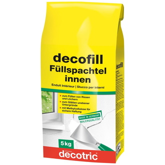 decotric Decofill Spachtelmasse innen, 5 kg,Tüte