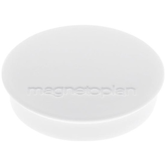 magnetoplan Magnet D30 mm VE10 Haftkraft 700 g weiss