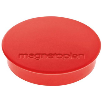 magnetoplan Magnet D30 mm VE10 Haftkraft 700 g rot