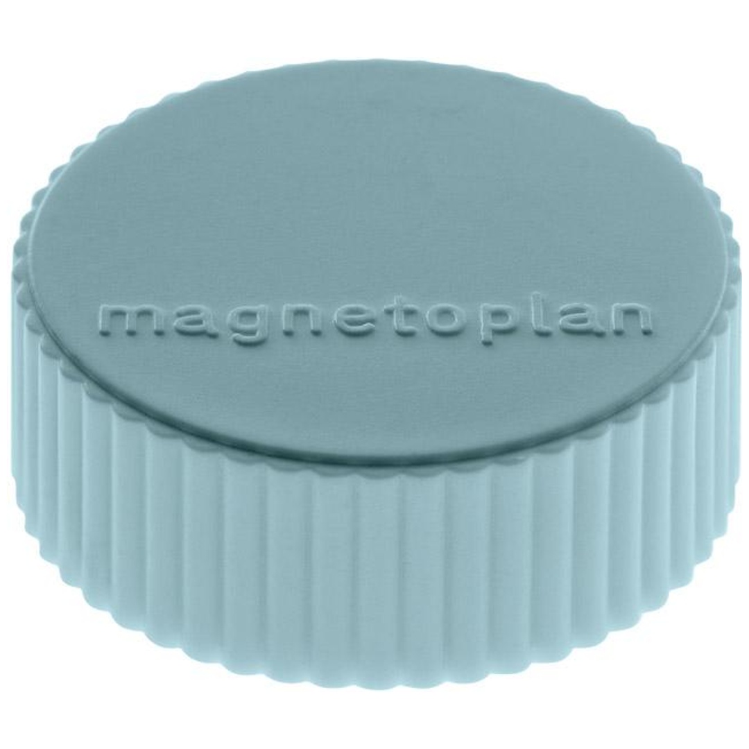 magnetoplan 1660003 Round Magnet Blue Ø34xH13mm 10 pcs