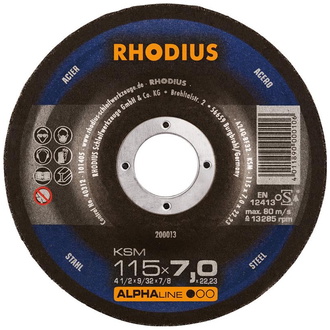 RHODIUS Schruppscheibe KSM 115 x 7,0 mm Stahl