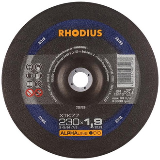 RHODIUS Trennscheibe XTK77 230 x 1,9 mm gekr.